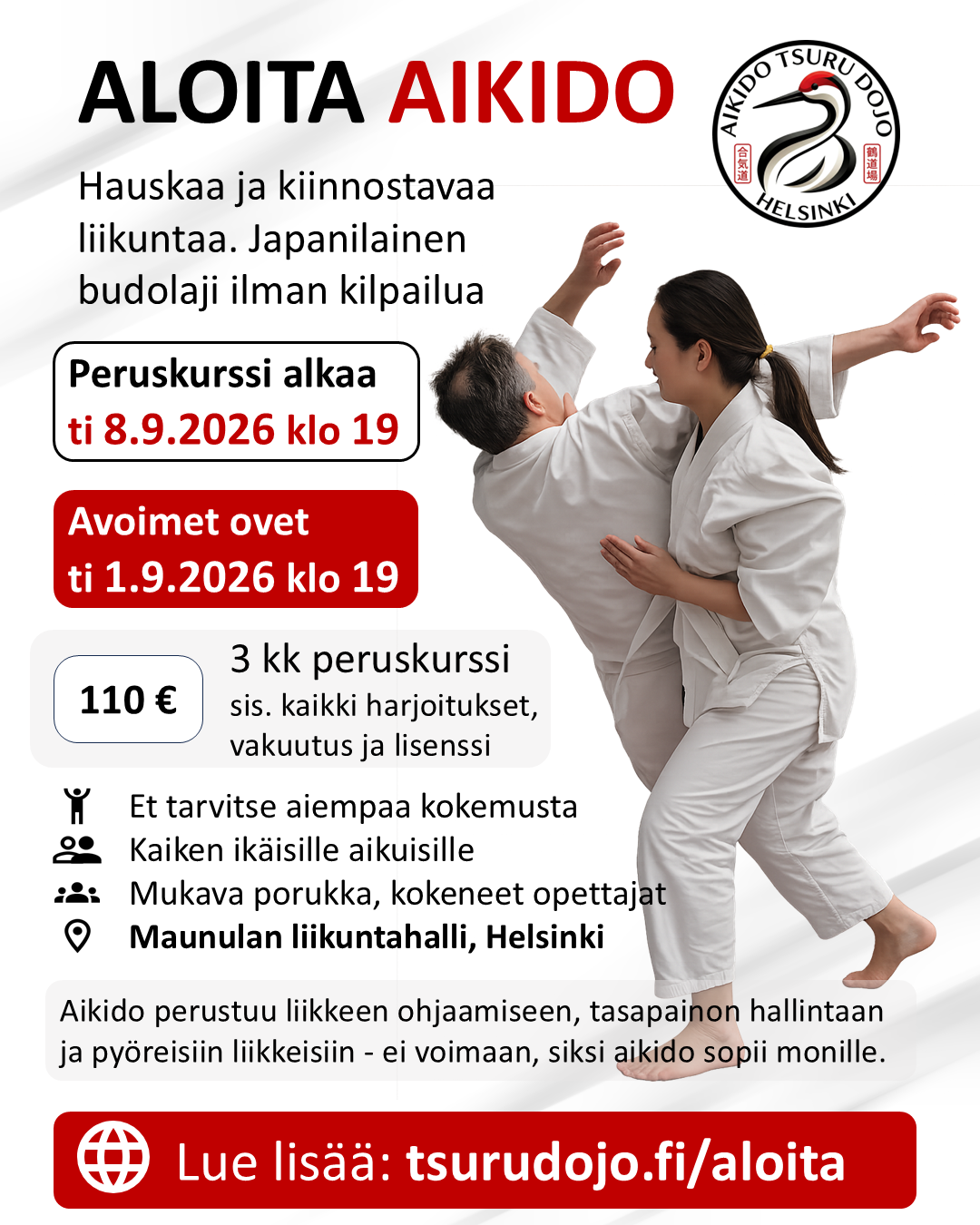Syksyn 2026 avoimet ovet ja peruskurssi